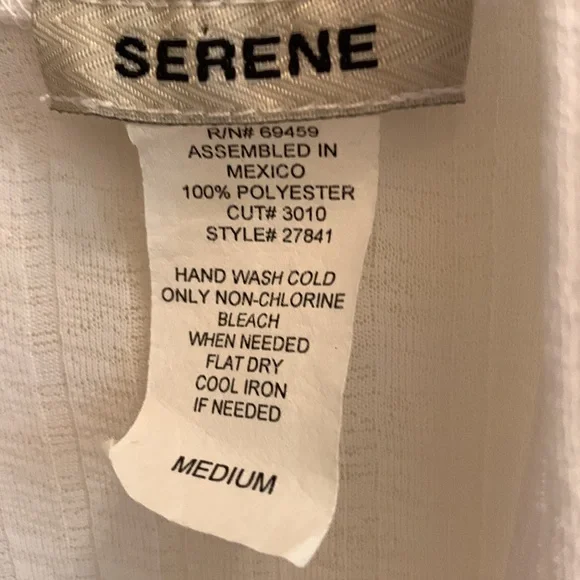 Serene front tie cover -up.2 pocket. - Picture 6 of 6